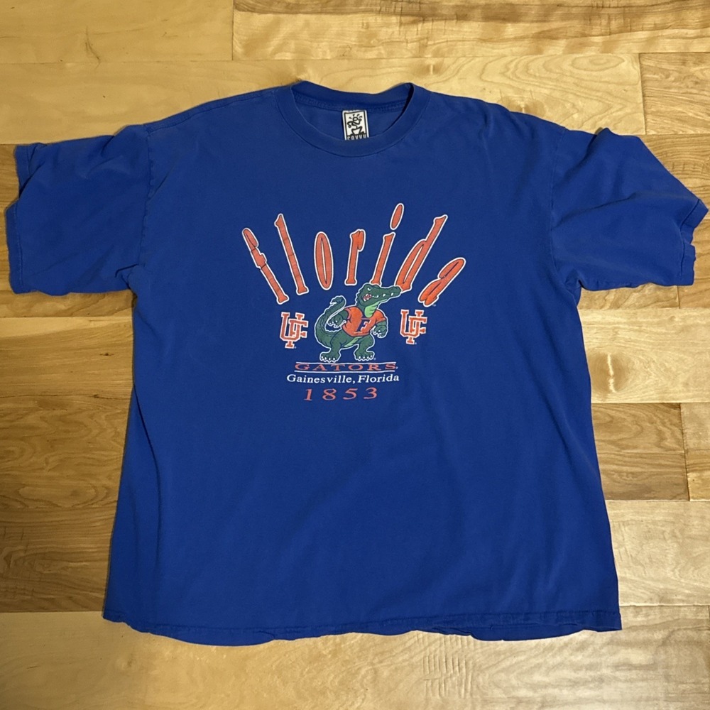 Vintage 90s Florida Gators T-Shirt XL Savvy Single Stitch NCAA UF Y2K VNUC